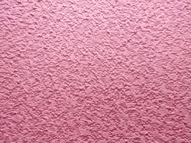  未使用品　のり散らし模様織り出し色無地着物